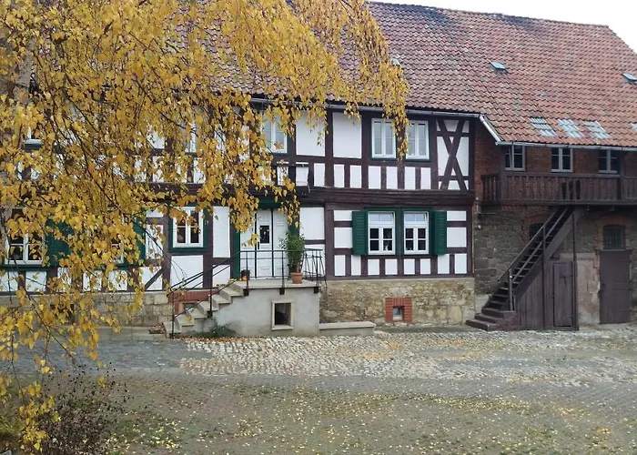 Magdalenenhof Am Huywald - Kornboden Mit Aussicht Διαμέρισμα Dingelstedt